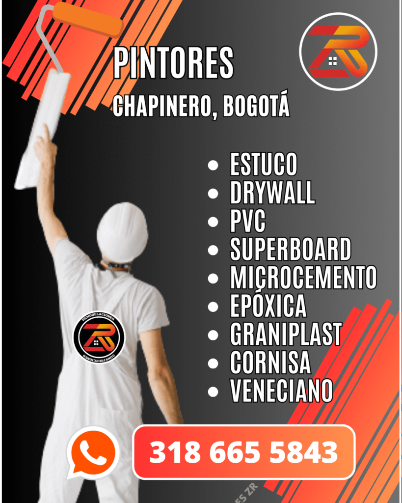 PINTORES EN CHAPINERO, BOGOTÁ - Remodelaciones ZR